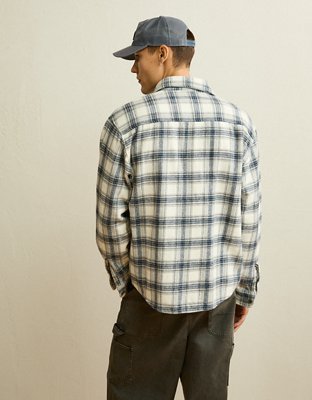 AE Relaxed Fit Heavyweight Flannel Shirt