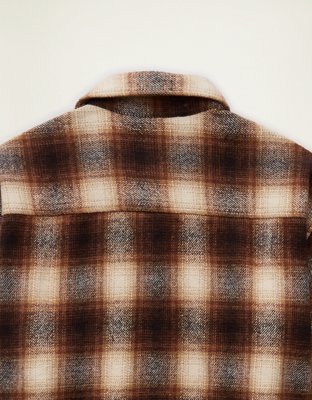 AE Relaxed Fit Heavyweight Flannel Shirt