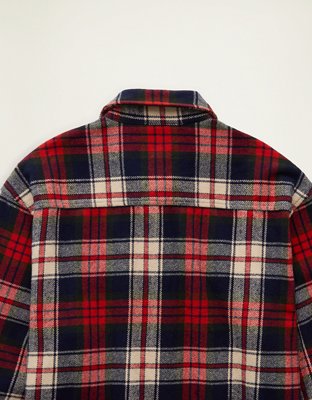 AE Relaxed Fit Heavyweight Flannel Shirt