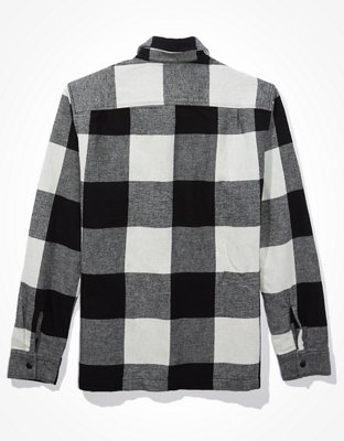 Мужские куртки American Eagle AE Flannel Shirt Jacket — фото 4