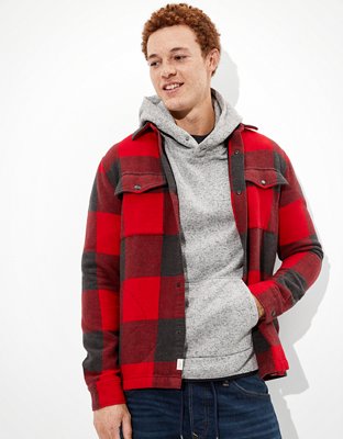 AE Flannel Shirt Jacket