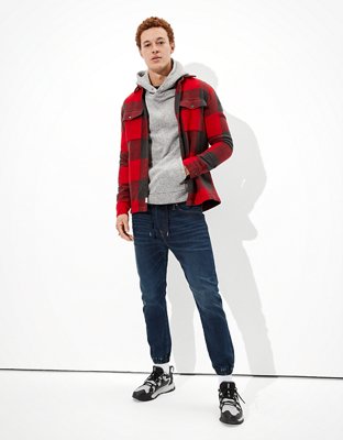 AE Flannel Shirt Jacket