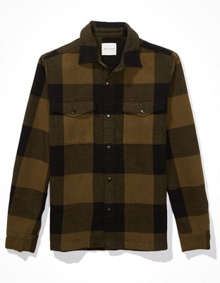 AE Flannel Shirt Jacket