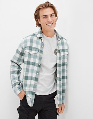 AE Standard Fit Flannel Shirt