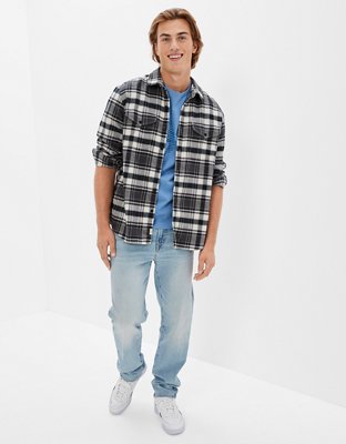 AE Standard Fit Flannel Shirt