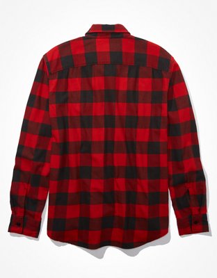 AE Super Soft Plaid Flannel Shirt