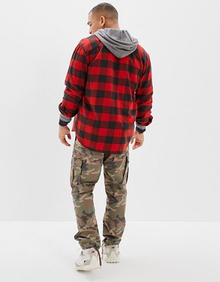 AE Super Soft Plaid Flannel Shirt