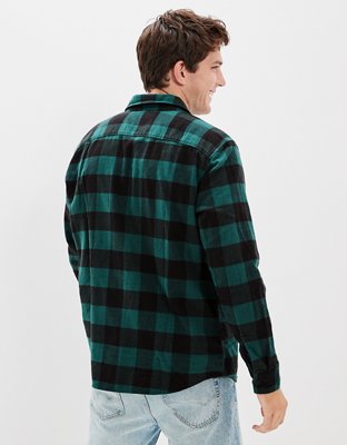 AE Super Soft Plaid Flannel Shirt