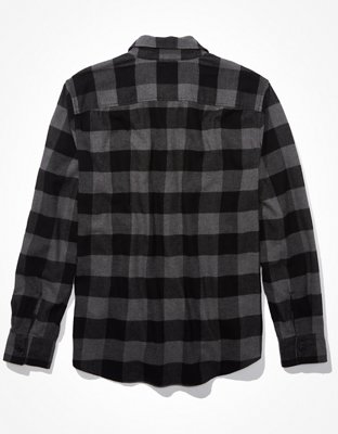 AE Super Soft Plaid Flannel Shirt