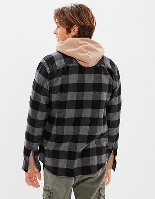 AE Super Soft Plaid Flannel Shirt
