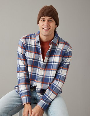 Fall Outfits for Guys: Flannels - #AEJeans