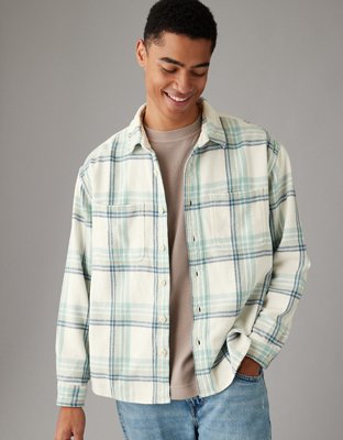 Denim sales plaid shirt