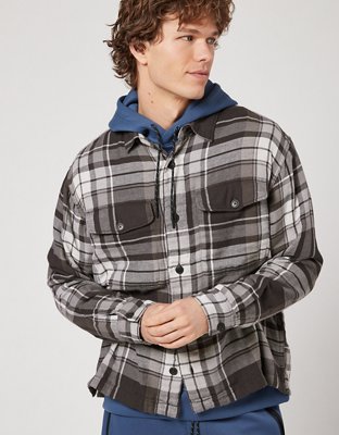 Men's Button-Up Shirts & Flannel Shirts | American Eagle