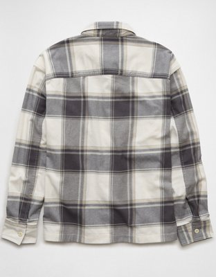 Мужские рубашки American Eagle AE Stretch Flannel Shirt — фото 4