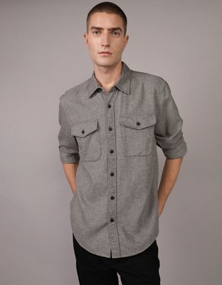 AE Camisa de Flannel para Usar Junto a la Chimenea