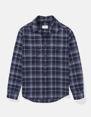 AE Camisa de Flannel para Usar Junto a la Chimenea