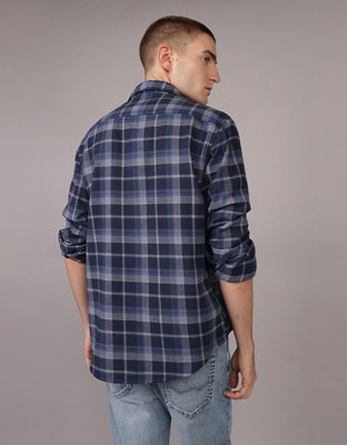 AE Camisa de Flannel para Usar Junto a la Chimenea