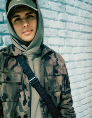 AE Long Sleeve Camo Military Shirt Jacket