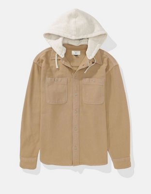 AE Hooded Flannel Shirt