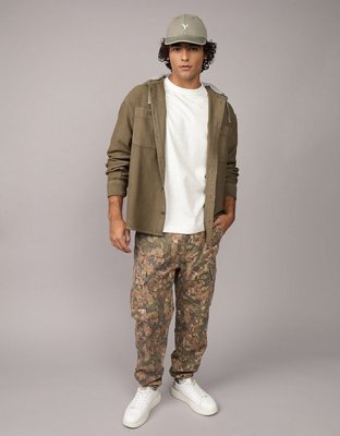 AE Hooded Flannel Shirt