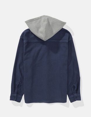 Camisa de franela con capucha AE