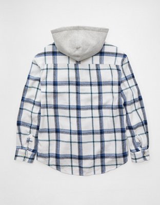 AE Hooded Flannel Shirt