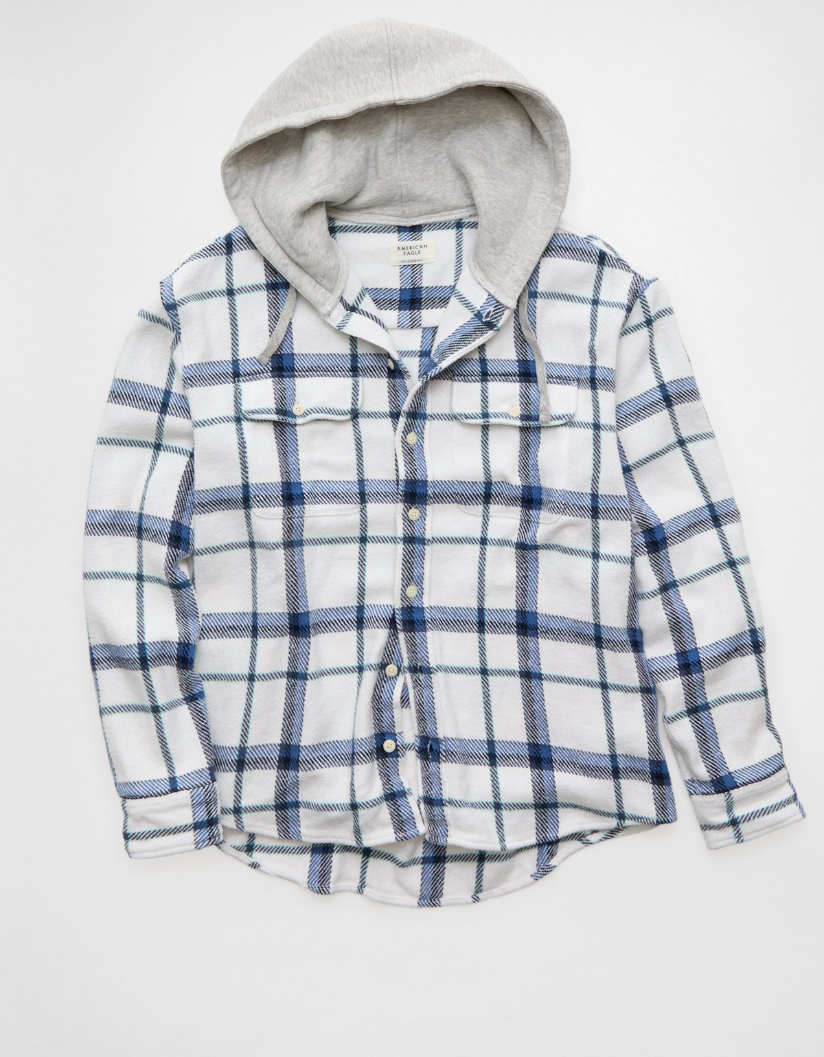 AE Hooded Flannel Shirt - image 3