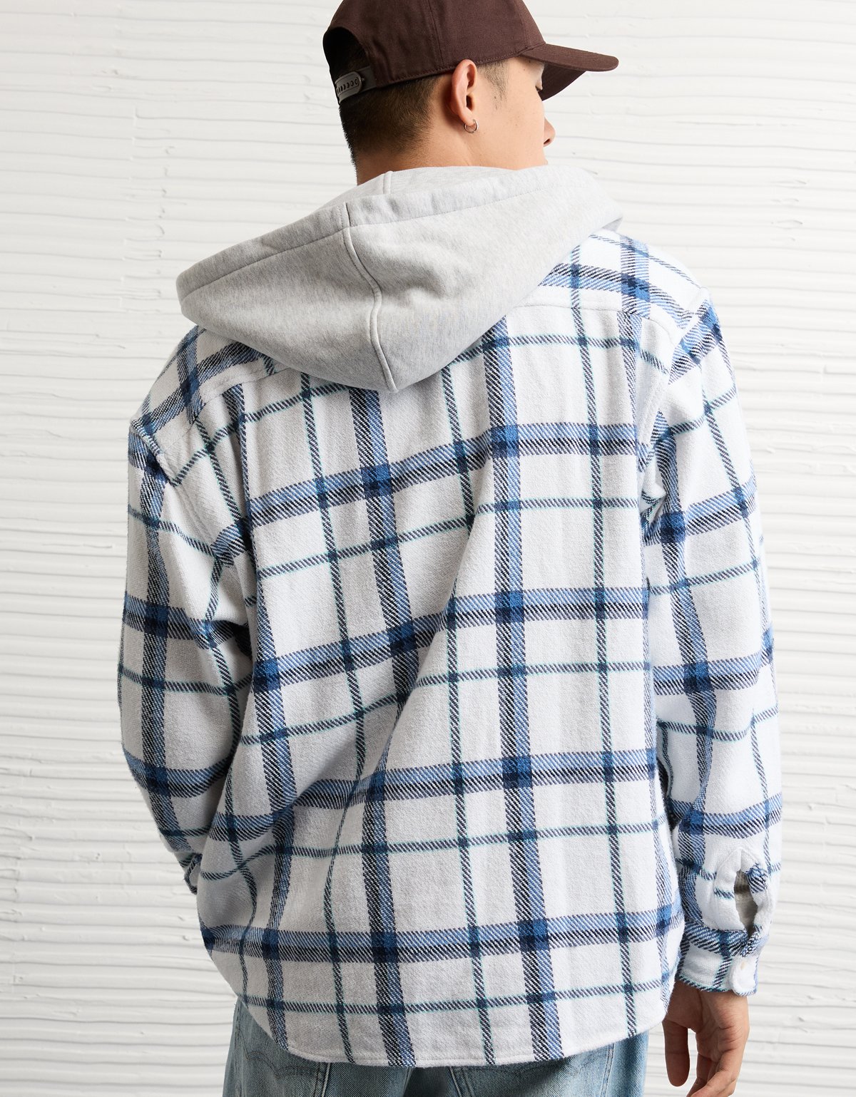 AE Hooded Flannel Shirt - image 2
