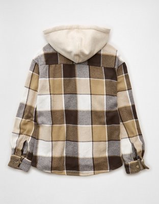 AE Hooded Flannel Shirt