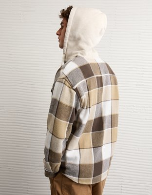 AE Hooded Flannel Shirt