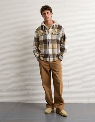 AE Hooded Flannel Shirt