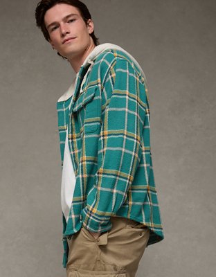 AE Hooded Flannel Shirt