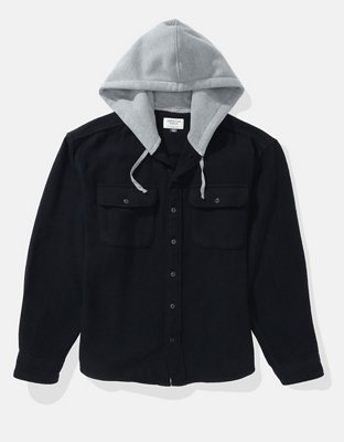 Camisa de franela con capucha AE