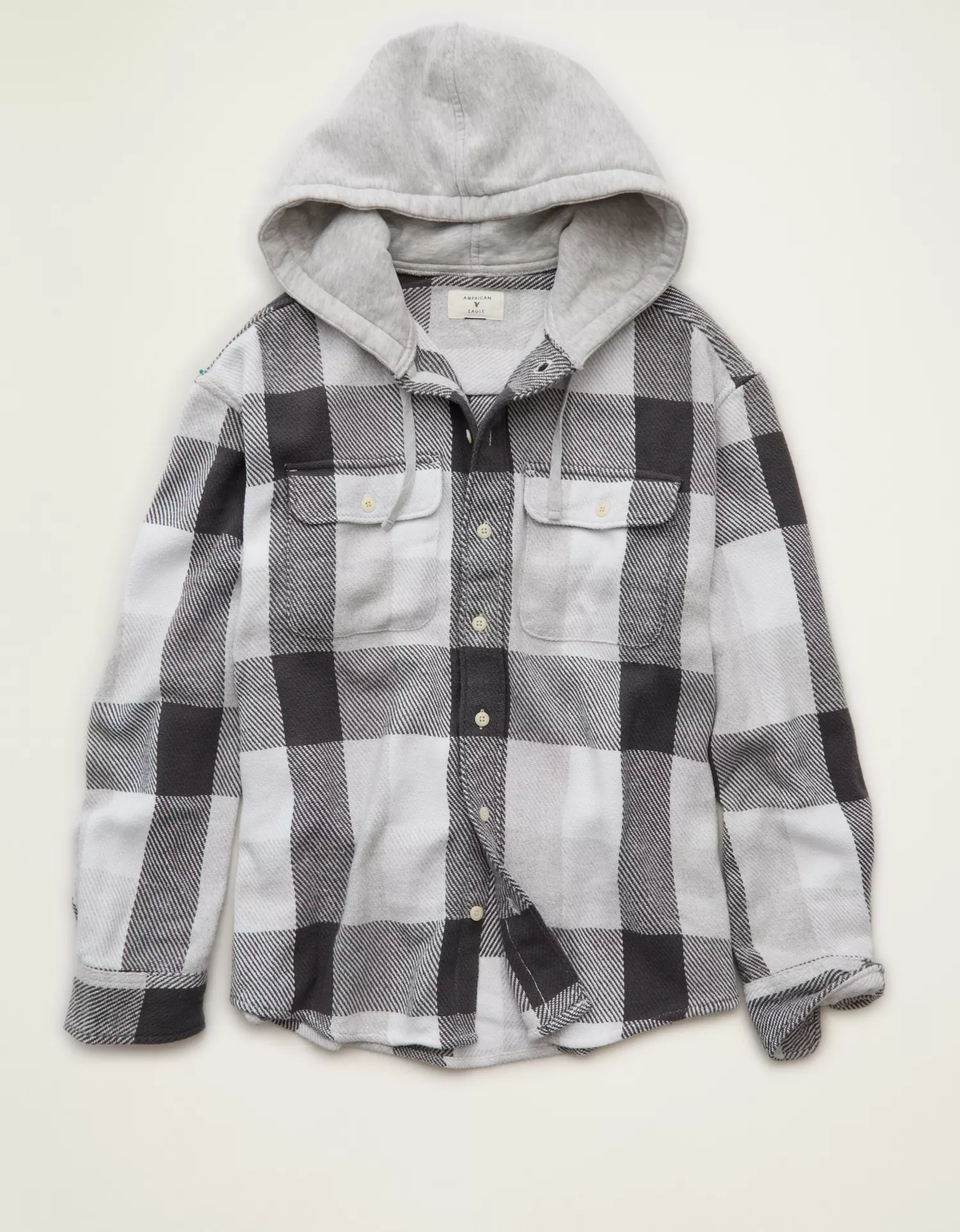 AE Relaxed Fit Hooded Flannel - thumbnail 10