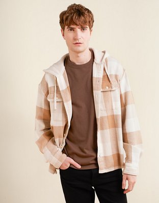 AE Relaxed Fit Hoodie Flannel