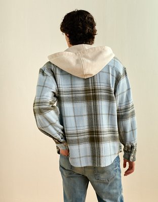 AE Relaxed Fit Hoodie Flannel