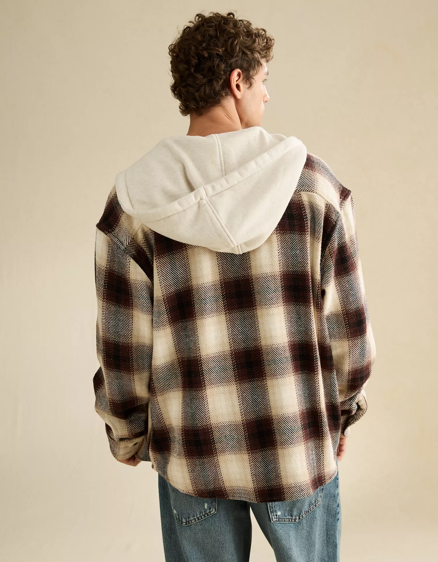 AE Relaxed Fit Hooded Flannel - thumbnail 2