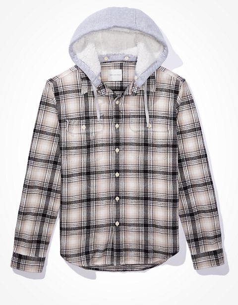 Мужские худи American Eagle AE Flannel