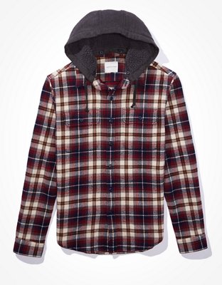 flannel sweatshirt mens