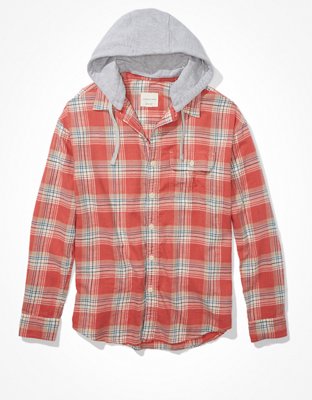 Ae discount flannel hoodie