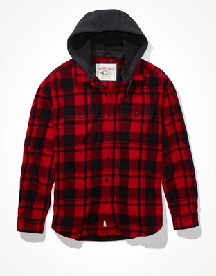 AE Cozy Cabin Hoodie Flannel