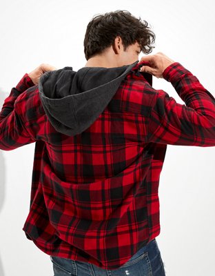 AE Cozy Cabin Hoodie Flannel