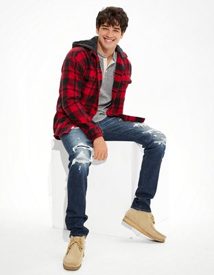 AE Cozy Cabin Hoodie Flannel