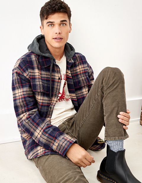 Женские худи American Eagle AE Cozy Cabin Flannel