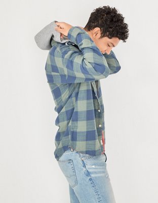 Ae super discount soft flannel hoodie