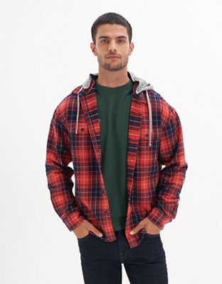 hooded flannel near me