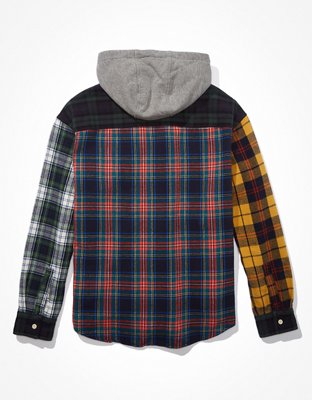 AE Super Soft Hooded Flannel Shirt