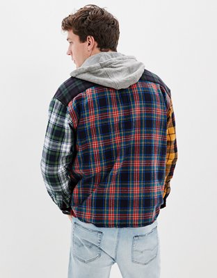 AE Super Soft Hooded Flannel Shirt