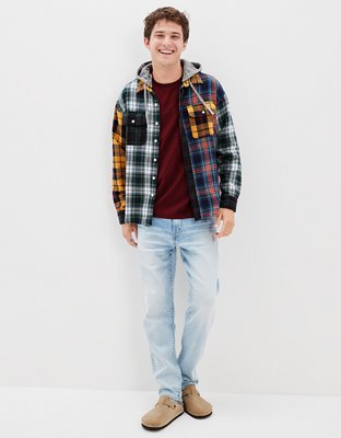 AE Super Soft Hooded Flannel Shirt