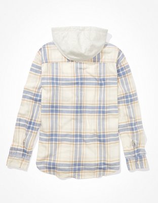 AE Super Soft Hooded Flannel Shirt